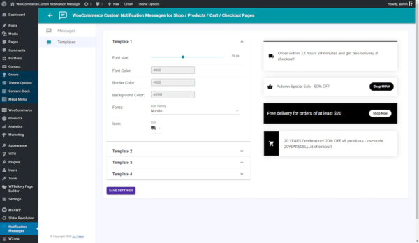 WooCommerce Custom Notification Messages - Image 7