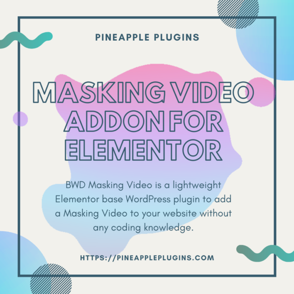 Masking Video addon for Elementor