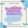 Navigation Menu for Elementor