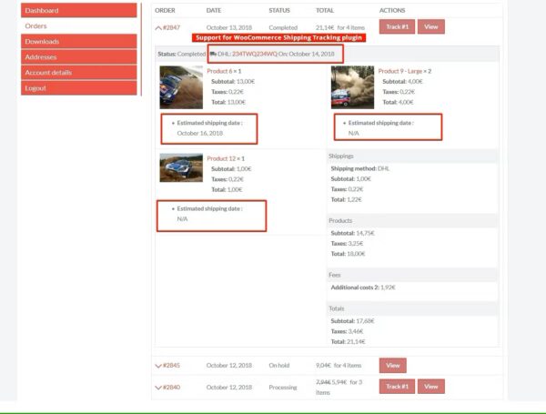 WooCommerce Order Details - Image 5