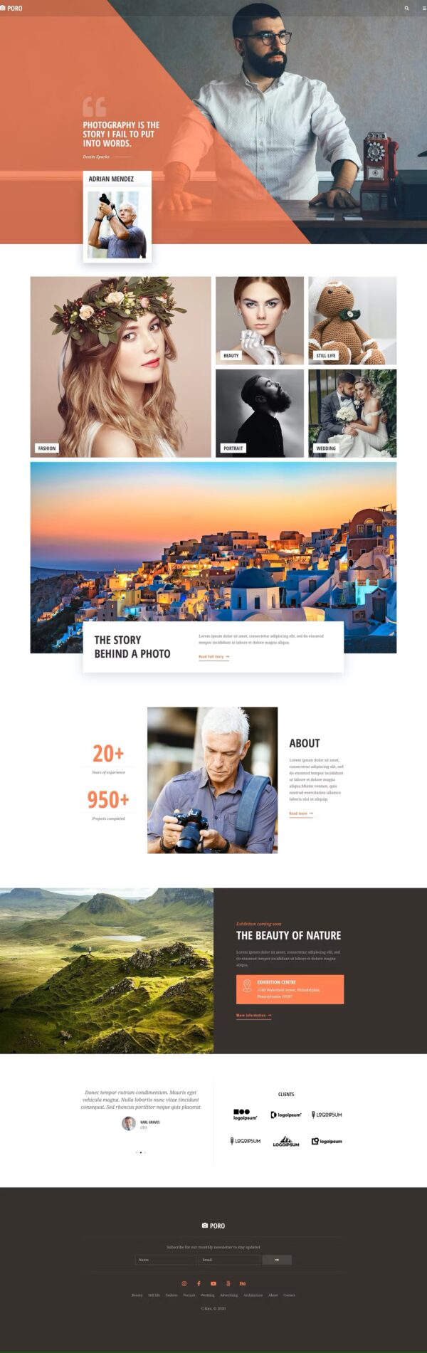 Poro - Photography Elementor Template Kit - Image 11
