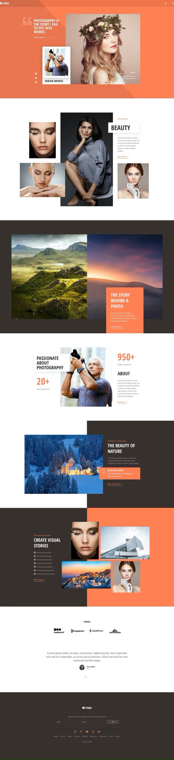 Poro - Photography Elementor Template Kit - Image 15