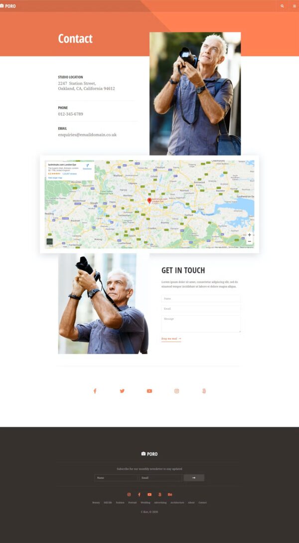 Poro - Photography Elementor Template Kit - Image 6