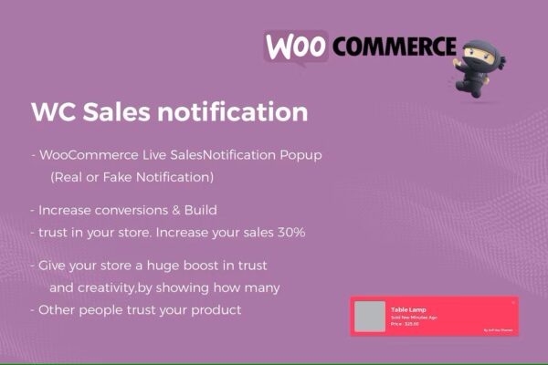WooCommerce Live Sales Notification Pro - Image 2