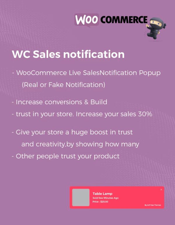 WooCommerce Live Sales Notification Pro - Image 3