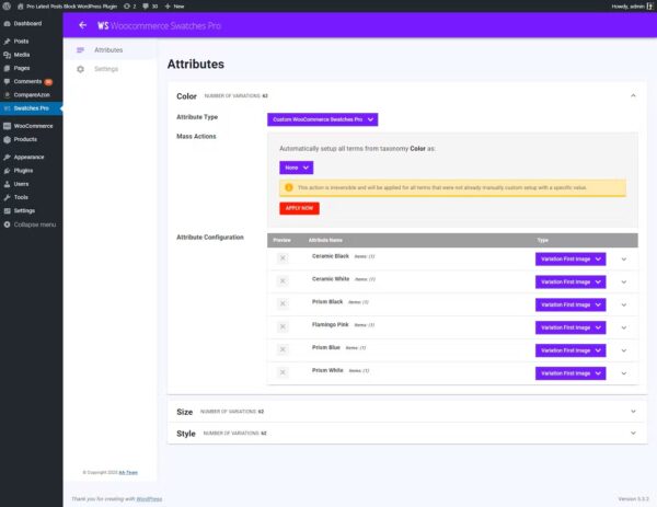 WooCommerce Swatches Pro Plugin - Image 3