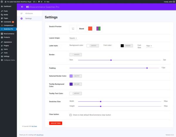 WooCommerce Swatches Pro Plugin - Image 5
