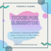 Ticker for Elementor