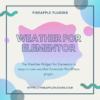 Weather for Elementor