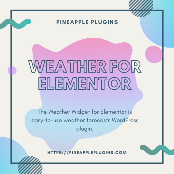 Weather for Elementor