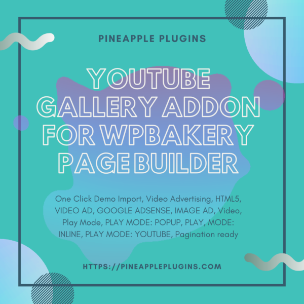 YouTube Gallery - Addon For WPBakery Page Builder