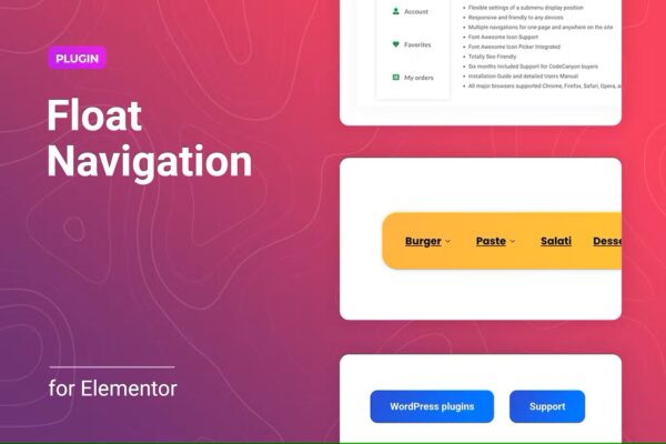 Float Navigation Menu for Elementor - Image 2