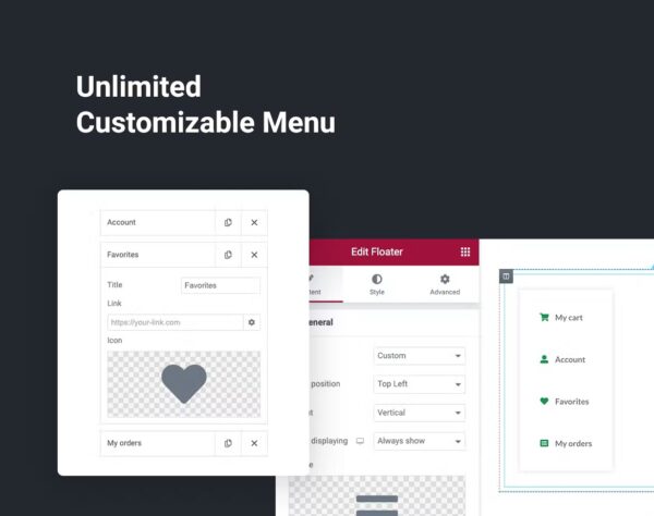 Float Navigation Menu for Elementor - Image 3