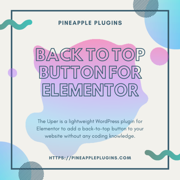 Back to Top Button for Elementor