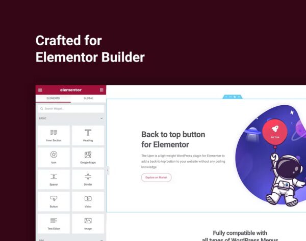 Back to Top Button for Elementor - Image 7