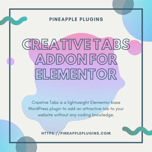 Creative Tabs addon for Elementor