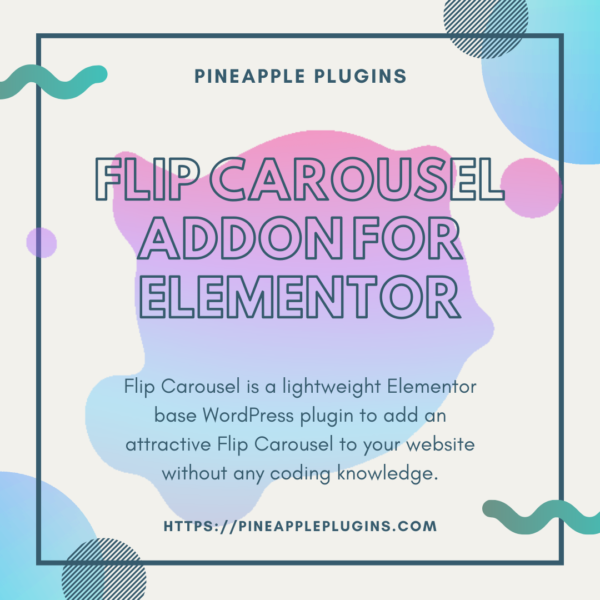 Flip Carousel Addon For Elementor