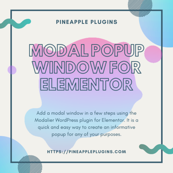 Modal Popup Window for Elementor