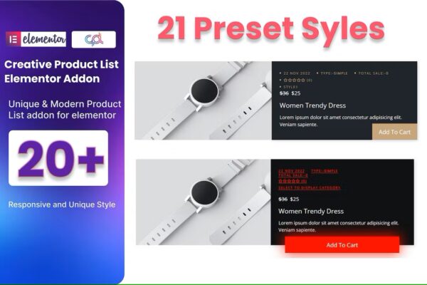 WooCommerce Product List Addon For Elementor - Image 2