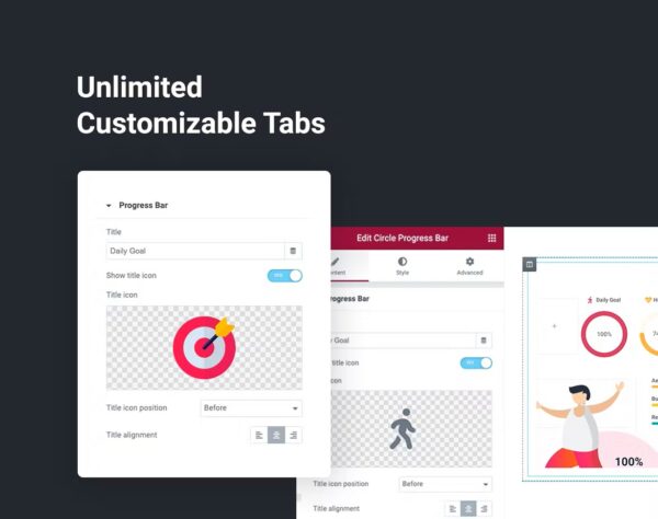 Progress Bar and Progress Circle for Elementor - Image 6