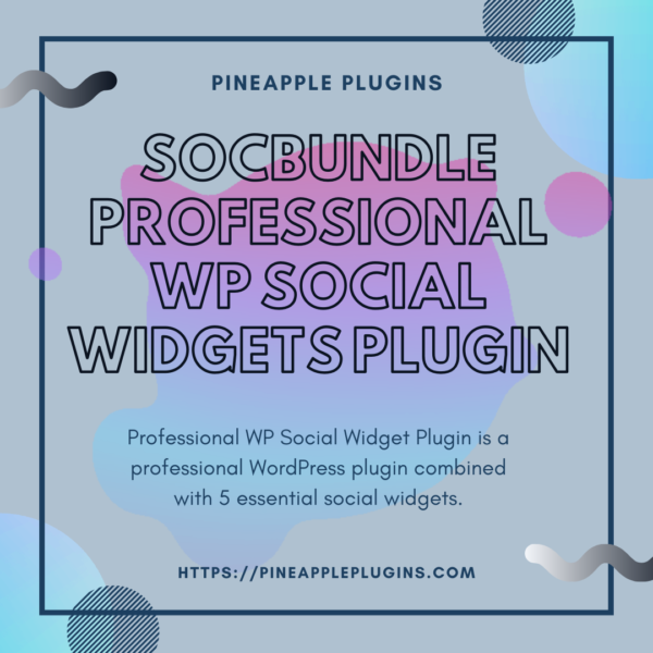 SocBundle - Professional WP Social Widgets Plugin
