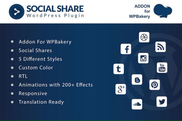 Social Share - Addons for WPBakery Page Builder - Image 2