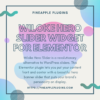 Wiloke Hero Slider Widget for Elementor