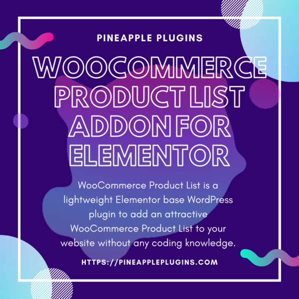 WooCommerce Product List Addon For Elementor